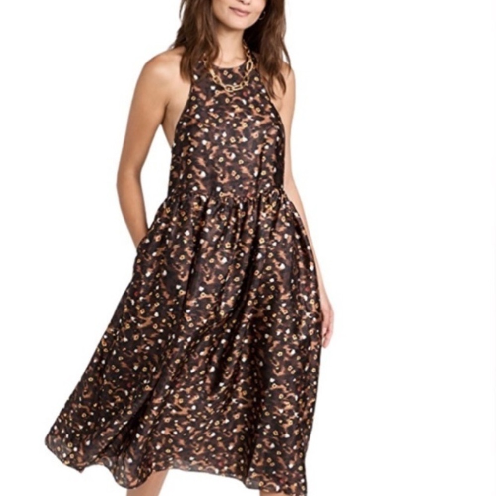 Baum Und Pferdgarten Print Midi Dress